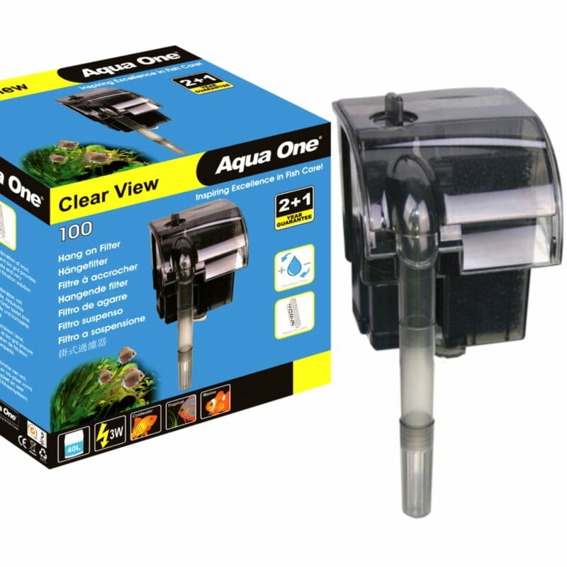 Aqua One AquaBac 60 Internal Back Filter 200 l/hr Aquarium Central