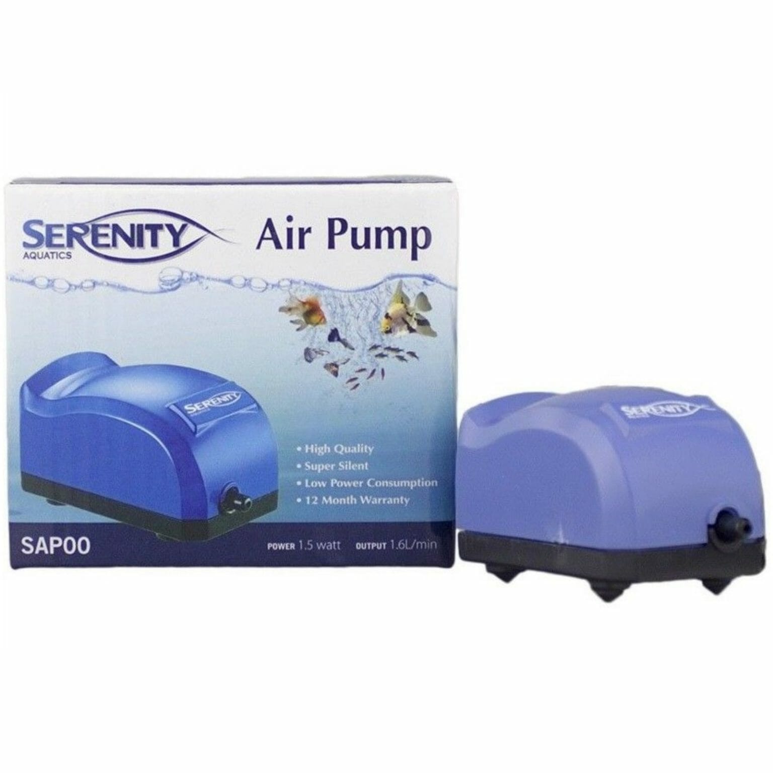 Aquarium Central Pond One O2 Plus 4000 Air Pump Aquarium Central