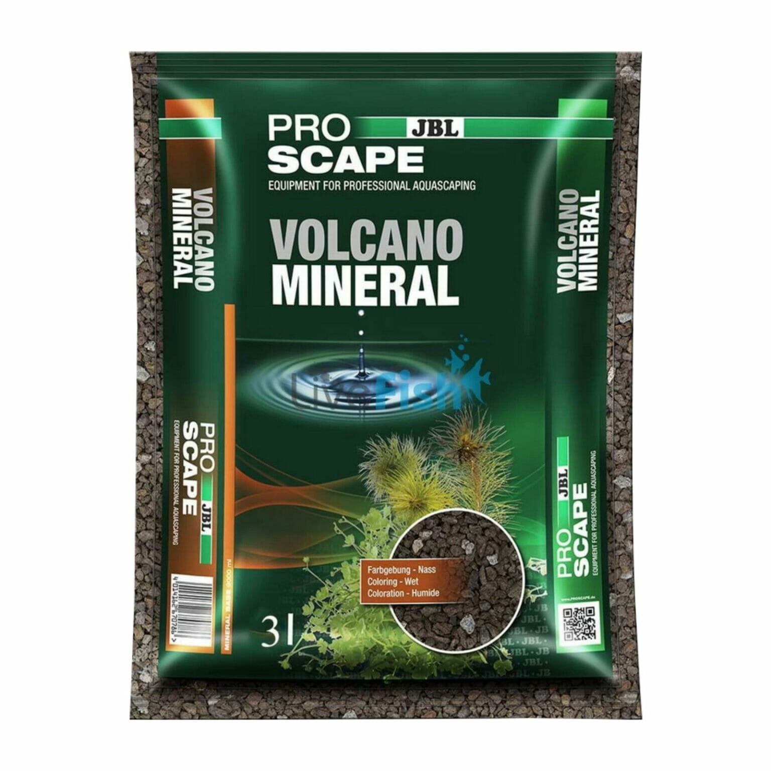 Aquarium Central JBL PROSCAPE Volcano Mineral 3 Litre (Volcanic
